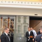 David Beckham en la inauguración de la tienda de su mujer en Londres