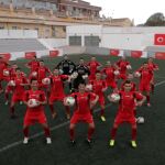Imagen de una de las escenas del vídeo de los jugadores del Xativa