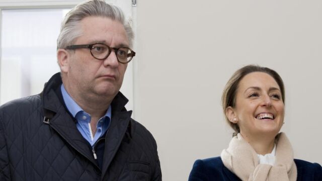 Los príncipes Lorenzo y Claire de Bélgica.