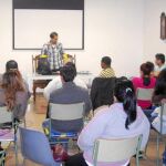 Reunión de uno de los grupos terapéuticos de usuarios de La Fundación asistencial de Proyecto Hombre