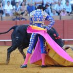 Media verónica de David de Miranda al tercero de la tarde