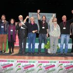 Los participantes en la clausura del IV Congreso de CUT-BAI, ayer en Sevilla