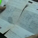 Imagen de algunos de los documentos incautados