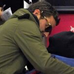 Carlos Segui con su hijo Lucas.