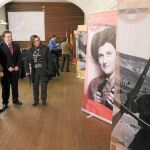 El director de Políticas Culturales de la Junta, José Ramón Alonso, durante la inauguración de la muestra en Valladolid