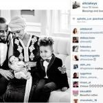 Imagen familiar subida por Alicia Keys