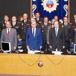 El presidente Herrera, Fernández Díaz, Ignacio Cosidó, el alcalde García Nieto, así como responsables académicos y de la Policía, en Ávila