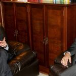 Joaquim Nadal, junto al presidente de la Generalitat Artur Mas, en una imagen de archivo