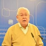 Jaime Raynaud, ayer, en la sede del PP-A