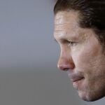 El entrenador del Atlético de Madrid, el argentino, Diego Pablo Simeone