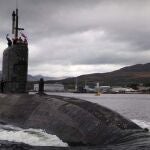 Imagen del submanrino nuclear británico HMS Triumph