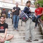 ESTUDIANTES españoles en una universidad de Italia, uno de los países más demandados por nuestros alumnos