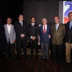 Iván Fandiño, esta mañana junto al empresario de Las Ventas y los ganaderos de la cita