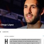 Imagen de la carta publicada en la web del Real Madrid