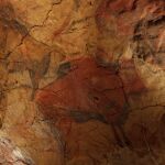 Uno de los bisontes que forma parte de las cuevas de Altamira