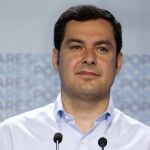 El presidente del PP de Andalucía, Juanma Moreno
