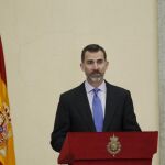 Felipe VI, el pasado mes de febrero