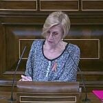 Rosa Díez sube a la tribuna