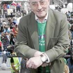 Benigno Blanco fue a París para mostrar su rechazo al aborto