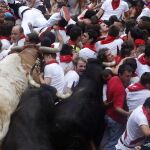En 2013, se vivieron segundos angustiosos e interminables en la entrada al ruedo navarro