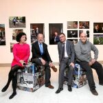 Mercedes Cantalapiedra, León de la Riva, Luis Miguel Torres y Eduardo Margareto