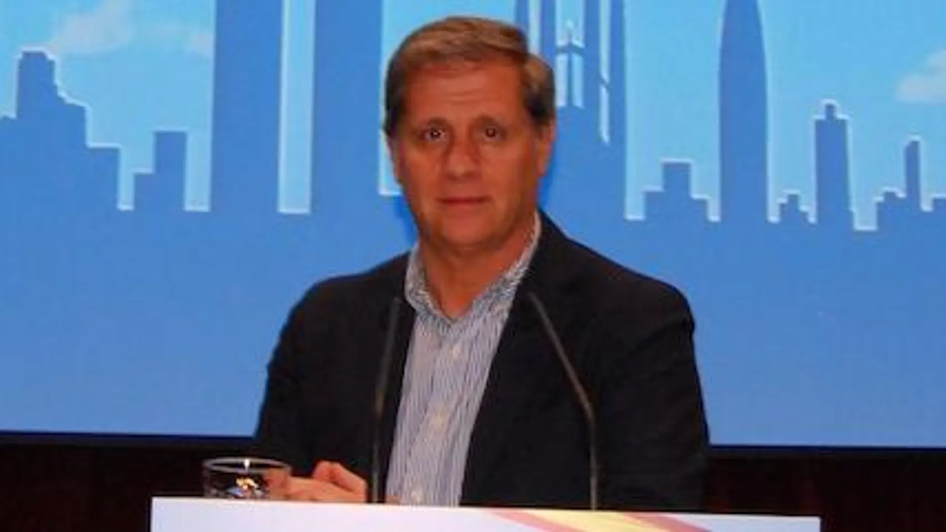 Alberto Fernández Díaz, en el acto de ayer en el Borne