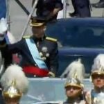 Los Reyes parten hacia el Palacio Real