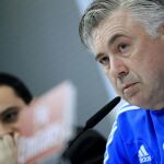 El técnico italiano del Real Madrid, Carlo Ancelotti