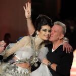 Semana de la moda de París, clausura del desfile de la Colección Otoño-Invierno 2013 de Gaultier. (AP Photo/Jacques Brinon)