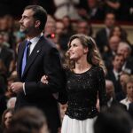 Felipe y Letizia en una de las entegas de los Premios Príncipes de Asturias en Oviedo