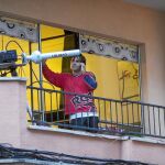 La productora Overon ha vuelto a alquilar la terraza de enfrente de la rampa de los juzgados