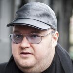 El fundador de Megaupload, Kim Dotcom. llega a la Corte de Apelación de Wellington, in Nueva Zelanda.