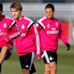 Los nuevos, Odegaard y Lucas Silva, hoy a las órdenes de Ancelotti