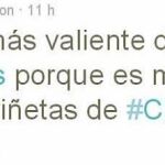 Uno de los tuits felicitando al periódico