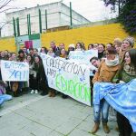 Protestas en el IES Salvador Tavora