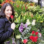 Nora Navas, en las Ramblas, encarna a la protagonista lorquiana