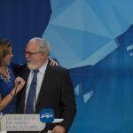 Arias Cañete, junto a María Dolores de Cospedal, en Albacete