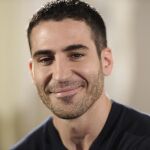 El actor Miguel Ángel Silvestre durante la presentación de la serie.
