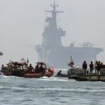 Continúan las tareas para recuperar los cuerpos de los pasajeros del «Sewol»