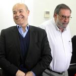 Antonio Resines y González Macho, en la despedida de este último