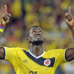 El jugador colombiano Jackson Martínez