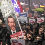 Varias protestas tuvieron lugar ayer en Estambul