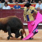 Buena verónica de Joselito en los lances de recibo al segundo, ayer, en El Palio de Istres