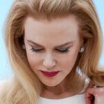 La actriz revisó la filmografía de Grace Kelly y el material que existe de cuando era princesa (a la dcha., con Rainiero de Mónaco)