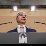 El portavoz del Gobierno andaluz, Miguel Ángel Vázquez, comparece tras un Consejo de Gobierno