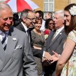 El Príncipe Carlos, durante el acto en Buckingham