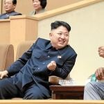 Rodman, el intérprete de Kim y su esposa, ayer