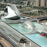 Panorámica de la Ciudad de las Artes y las Ciencias de Valencia
