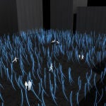 Esta farola es un microorganismo bioluminiscente