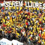 Miles de personas participan en una concentración independentista